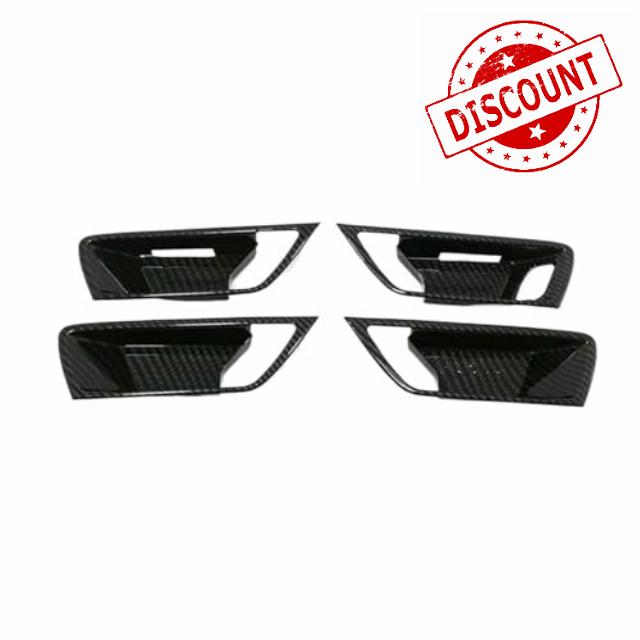 Compatible With Ford Focus MK4 2019-2023                                                          Matte Carbon Style Door Handle Armrest Cover Trim(Type2)