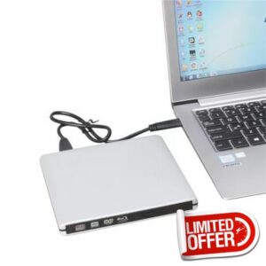JOTEC Premium Aluminum 4K UHD External Blu-Ray Drive                                                          4K Blu-ray Burner