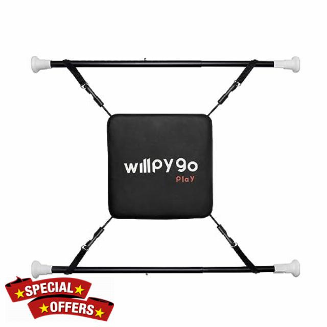 Doorway Punching Bag Speed Bag Apartment Friendly 28"-36" Black | Mini portable boxing bag for home gym，Your cardio boxing studio is just outside your door，Stress relief And fitness workouts