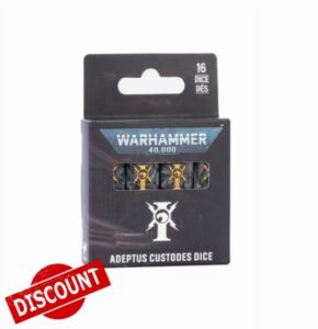 Games Workshop - Adeptus Custodes: Dice Set                                                          Warhammer 40
