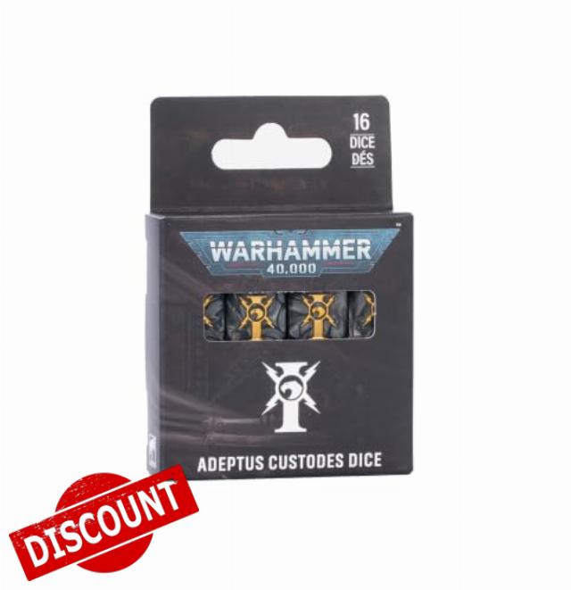 Games Workshop - Adeptus Custodes: Dice Set                                                          Warhammer 40
