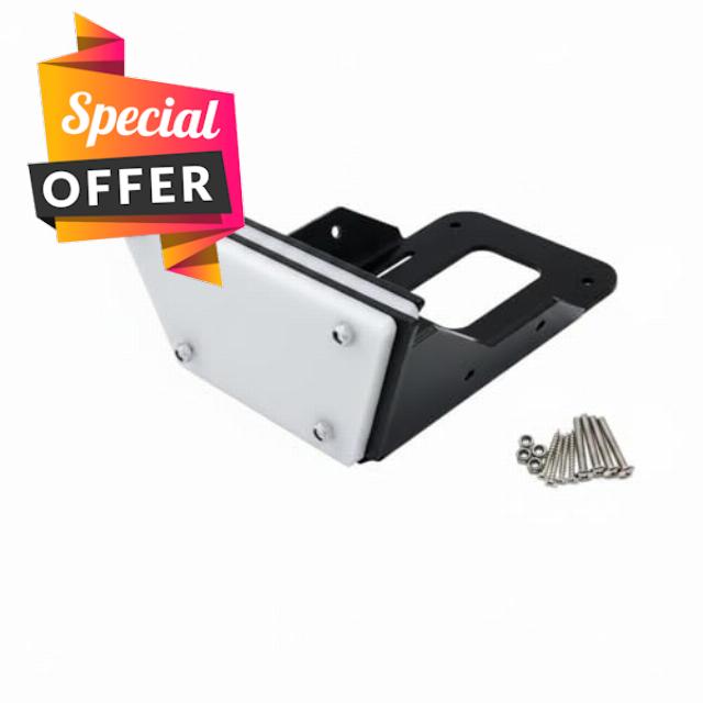 Amagogo Boat Mounting Bracket Motor Support Outboard Engine Plate Rust Resistant Transom Mount Secure Fixing Lightweight Design Suitable for Kayaks Aluminum Boats Wooden Vessels