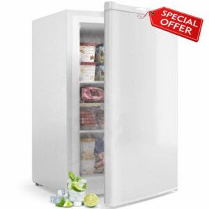 HOMCOM 85L Mini Freezer Countertop