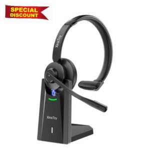 Wireless Headset with Mic for Work