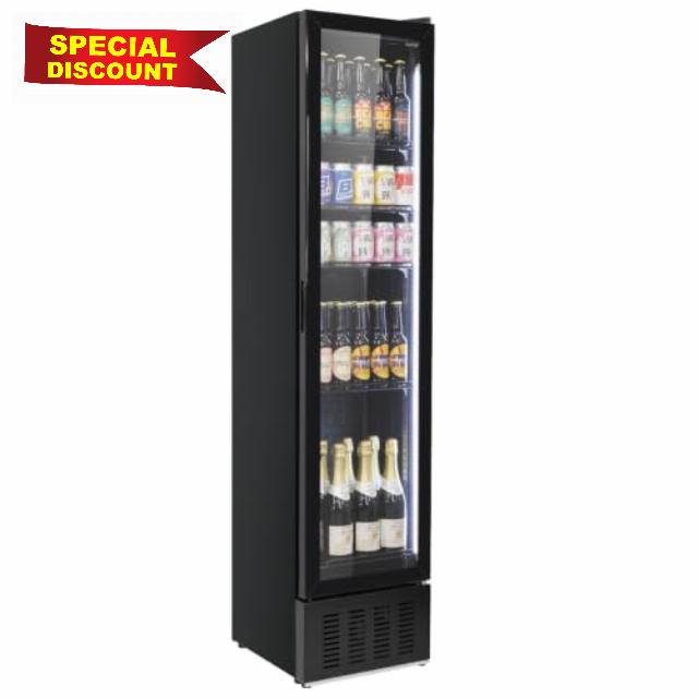 Baridi Tall Drinks/Bar Fridge with Digital Controls & Auto Defrost 160L