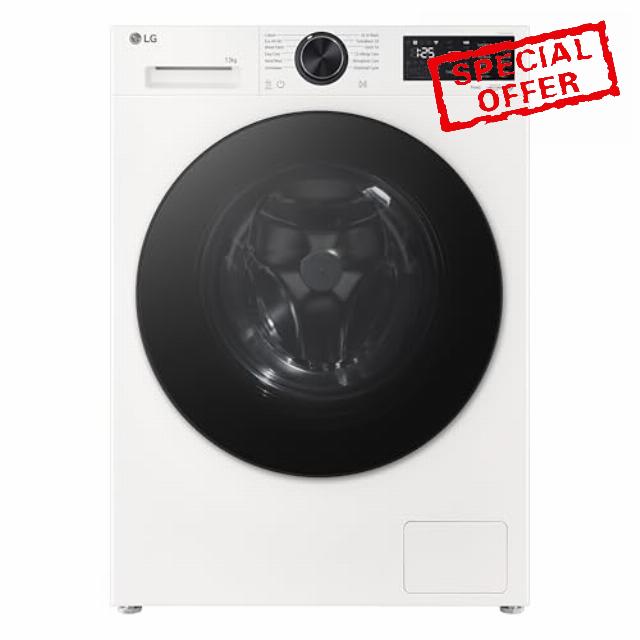LG Series 5 AI Direct Drive F4X5013TWB 13kg Washing Machine with 1400 rpm - White - A Rated           [Energy Class A]