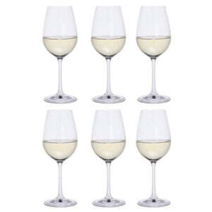 Set of 6 | White Wine Glasses | 223mm | 350ml | Suitable for Everyday use and Special Occasions