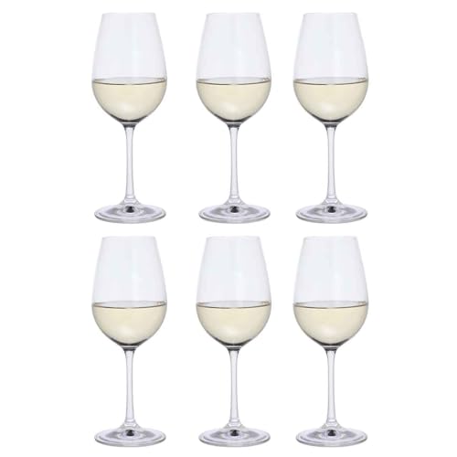 Set of 6 | White Wine Glasses | 223mm | 350ml | Suitable for Everyday use and Special Occasions