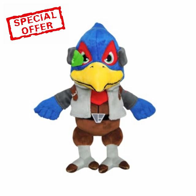San-Ei Starfox Falco Lombardi Plush Toy – Official Nintendo Licensed Soft Toy