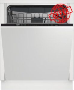 Beko Fully Integrated Standard Dishwasher - Black with Fixed Door Hinge Kit - B Rated           [Energy Class B]