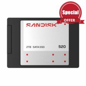 SanDisk 520 SATA SSD Internal Storage 500GB (2.5”/7mm