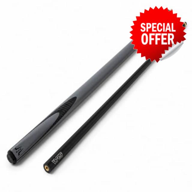 BCE Accura 2 Piece Snooker/Pool Cue- Carbon Grey