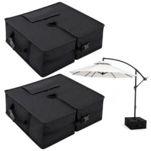 Square Umbrella Base Weight Sandbag Weatherproof Heavy Duty 600D Oxford Cloth