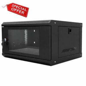 JUSTOP 6U 600 Wall Mount Network Data Cabinet