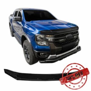 SCOUTT Hood Deflector for Ford Ranger T9 2023-up Bonnet Guard Protector Bug Shield Black