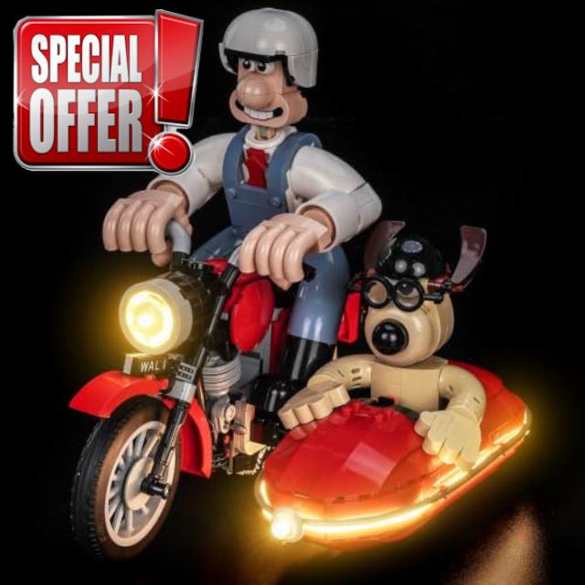 BrickBling Light Kit Compatible with Lego 21371 Wallace & Gromit (No Model)                                                          Decoration Lighting Set