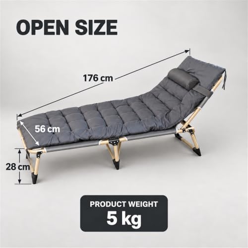 Portable Steel Frame Guest Cot for Home