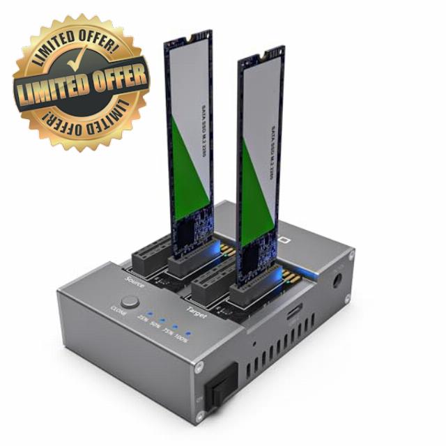 AOKO M.2/mSATA SSD Duplicator Cloner