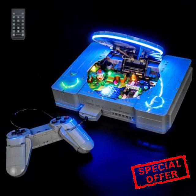 BrickBling Remote Control Light Set compatible with Lego PlayStation 72306                                                          (No Model)