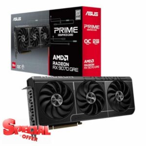 ASUS Prime AMD RX9070GRE O12G GDDR6 OC Edition                                                          128 Bit
