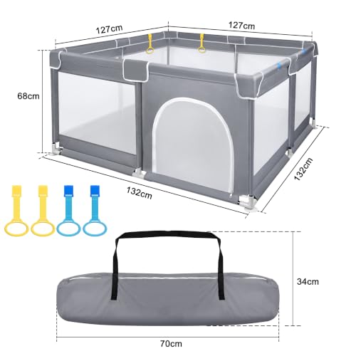 Foam Protection & 4 Pull Rings for Indoor and Outdoor Use