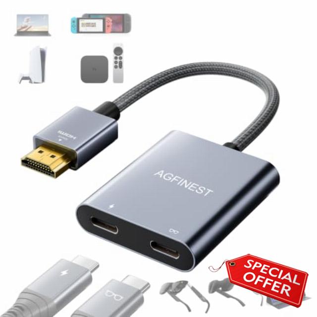 HDMI to USB-C AR Glasses Adapter