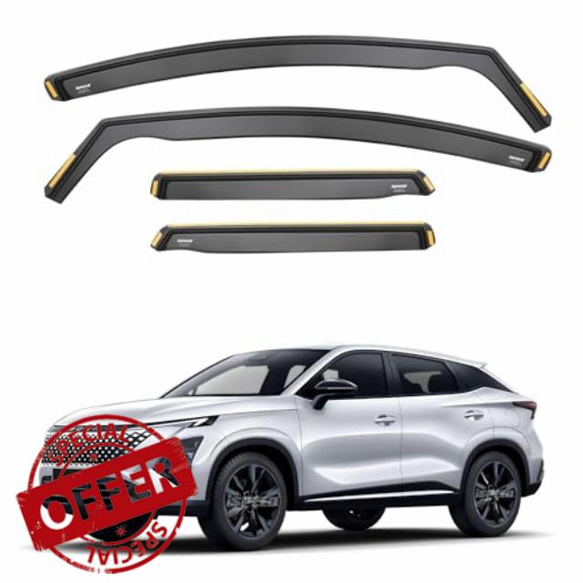 ISPEED Wind Deflectors For Omoda 5 2022-2026 5-Door SUV 4pc Set | Keep Your Car Ventilated In Rain & Wind