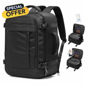 Vacuum Backpack Travel Bag with Pump
