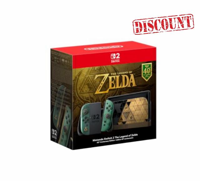 Nintendo Switch 2 The Legend of Zelda 40th Anniversary Edition console