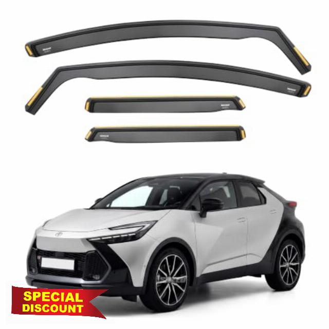 ISPEED Wind Deflectors For Toyota C-HR MK2 2023-2027 | Keep Your Car Ventilated In Rain & Wind