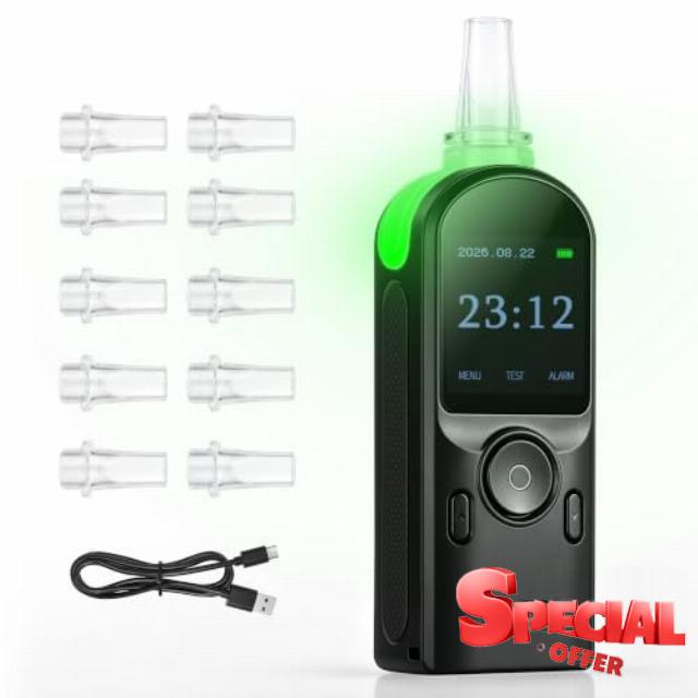 VXF Breathalyzer Alcohol Tester                                                          LCD Display Screen