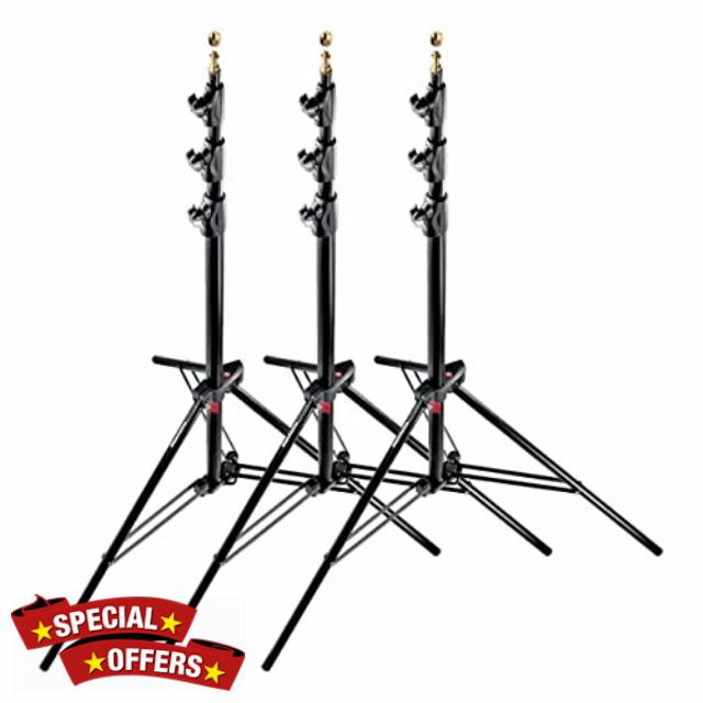 Manfrotto ALU AC Master Stand - Black (Pack of 3)