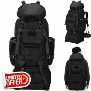 100L Waterproof Large-capacity Hiking Tactical Backpack