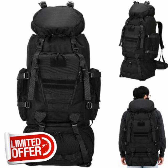 100L Waterproof Large-capacity Hiking Tactical Backpack
