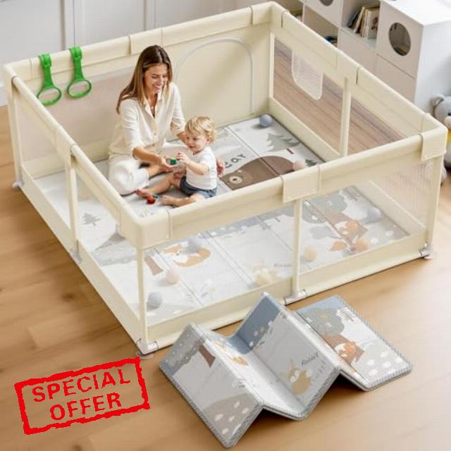 Playpen with Mat