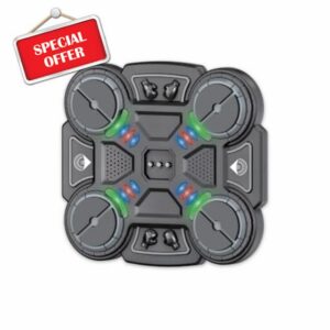 #winning Light Up Musical Junior Boxing Pad with Gloves                                                          Wireless pairing with three speed and volume levels