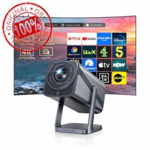 【Officially-Licensed APP/Live TV】Mini Portable Projector