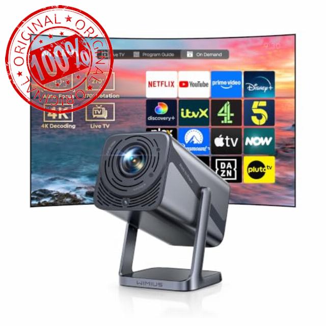 【Officially-Licensed APP/Live TV】Mini Portable Projector