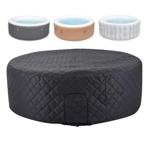 180 x 70 cm - Hot Tub Cover with Pump Flap Round Thermal cover