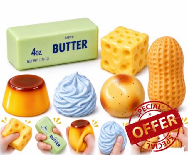 6PCS Crunchy Squishy Box Crunchy Squishies Fun Mystery Set