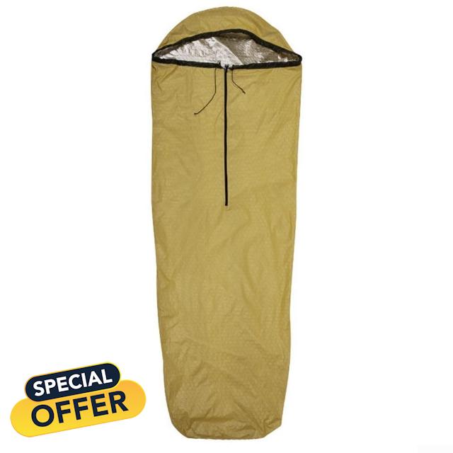 400T Nylon Bivvy Bag Windproof Survival Gear 155g                                                          208x81cm large size