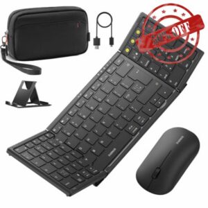 Inateck Wireless Foldable Keyboard and Mouse Set