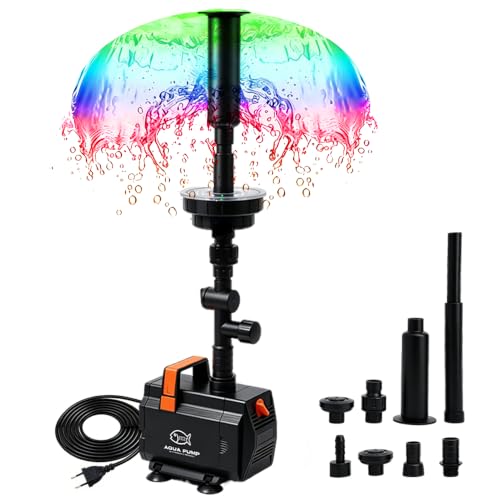 30W 2000L/H Water Pump with LED Lights