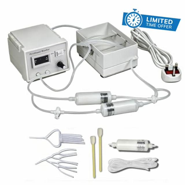 Printhead Cleaning Kit with Heater Bidirectional Flush | 4/6/8-Channel
