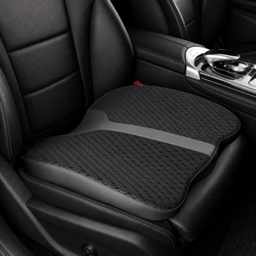 Memory Foam Ergonomic Seat Cushion for Driving                                                          Wedge seat cushion for a better road view