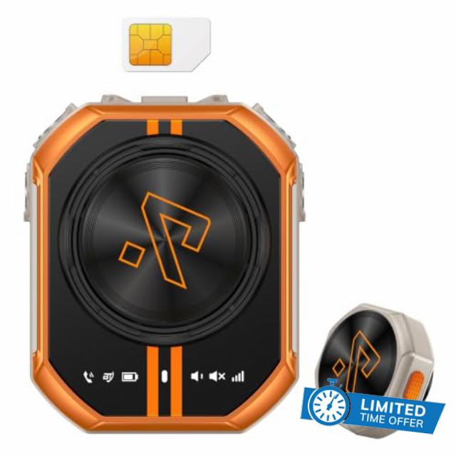 RUGONE Xlink 7 AI Smart Walkie Talkie (1 Pack) with SIM Card for Adults & Kids