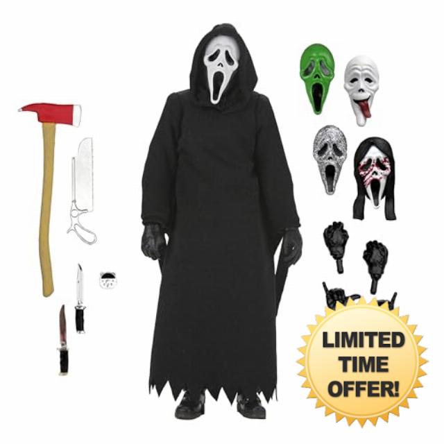 NECA Official Ghost Face Ultimate Ghost Face Returns 7" Scale Action Figure Collectible