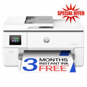 HP OfficeJet Pro 9720 Wide Format All-in-One Printer | Colour | Printer for Small Office | Wireless | Print