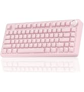 Strikonx SOLAKAKA A75 75% Wireless Mechanical Keyboard for Gaming | BT5.0/2.4GHz/USB-C,Gasket Str...
