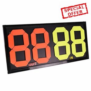 Durable Football Substitution Board Fluorescent Numbers